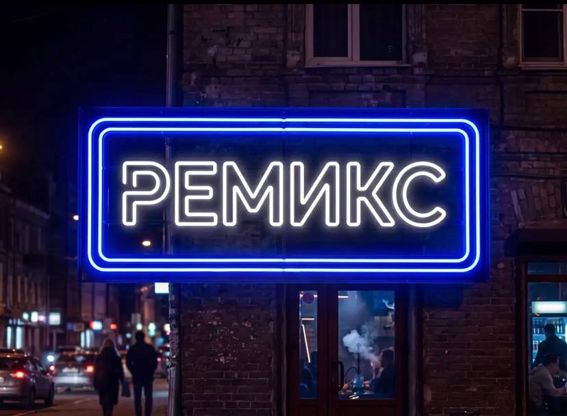 Вывеска Remix Lounge